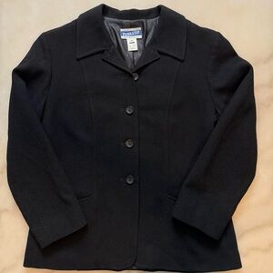 Pendleton Classic 100% Virgin Wool Black Jacket